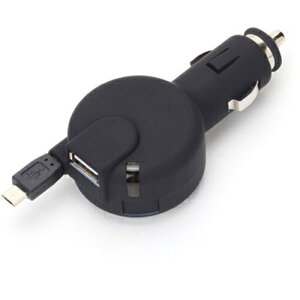 PGA PG-IQDC24A7NV iQOS�p microUSB�P�[�u��0.6m��USB1�|�[�g���ڎԍڗp�[�d��o��2.4A �l�C�r�[