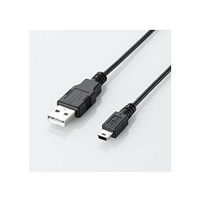 �G���R�� U2C-JM05BK �G�RUSB2.0�P�[�u��(mini-B�^�C�v) 0.5m