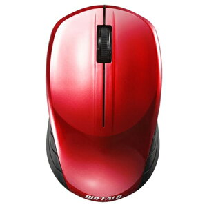 �o�b�t�@���[ BSMBW100RD �����i2.4GHz�j BlueLED�}�E�X 3�{�^�� ���b�h