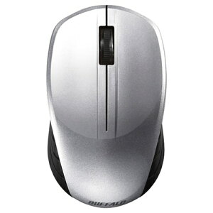�o�b�t�@���[ BSMBW100SV �����i2.4GHz�j BlueLED�}�E�X 3�{�^�� �V���o�[