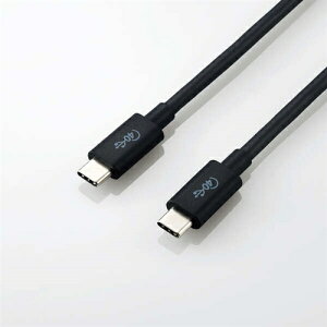 �G���R�� USB4-CC5P08BK USB4�P�[�u��(Type-C-TypeC) 0.8m �u���b�N
