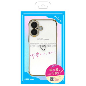 COCO CASE 1716-17-WHITE iPhone17 �L�������n�[�g�P�[�X �z���C�g