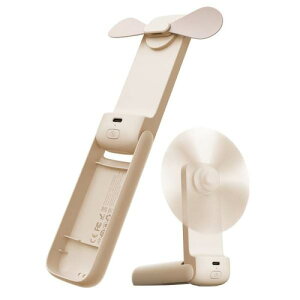 AECOOLY PF01BE Pocket 01 Foldable Handheld Fan �܂肽���ݎ� 3�i�K���ʐؑ� ������~�@�\�t �x�[�W��