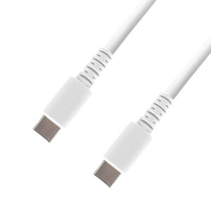 Protostar CBYCC12WH USB Type-C to C�V���R���P�[�u�� Power Delivery 60W�Ή� 1.2m �z���C�g