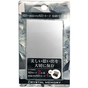 CRYSTAL MEMORY CMCC001SL SD�EmicroSD���[�P�[�X �V���o�[