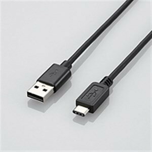 �y�V�t���T�V���b�v�|�C���g�ő�10�{�z�G���R�� U2C-AC20BK USB2.0�P�[�u��(A-TypeC) �u���b�N 2.0m