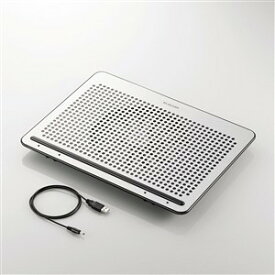 PC用クーラー エレコム 冷却 冷却ファン SX-CL22LSV ノートPC用クーラー 角度調節・強冷タイプ 15.4〜17インチ対応