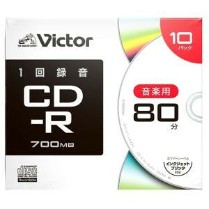 Victor(rN^[) AR80FP10J2 yp CD-R v^Ή 10 P[X