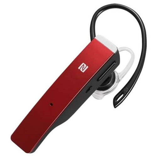 【25％OFF】バッファロー BSHSBE500RD Bluetooth 4.1対応ヘッドセット 片耳タイプ ノイズキャンセリング機能搭載 レッド