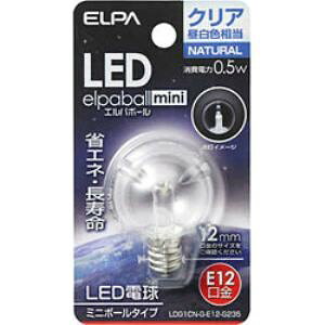 ELPA LDG1CN-G-E12-G235 LED�����d�� �~�j�{�[�����` E12 G30 �N���A�����F