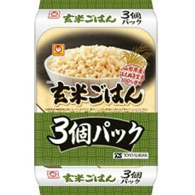 東洋水産 マルちゃん 玄米100％の玄米ごはん3P 160gX3