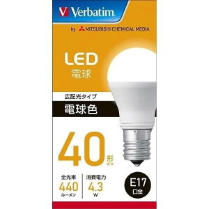 �o�[�x�C�^��(Verbatim) LDA4LE17GLV4 LED�d�� E17���� 40�` 440lm