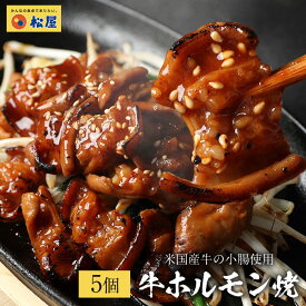 【メーカー希望小売価格3500円→2680円】 松屋 牛ホルモン焼き5個セット　通販限定発売冷凍食品 冷凍 おかず セット 冷食 お惣菜 肉 牛丼 業務用 惣菜 送料無料 お弁当 絶品 レンジ 一人暮らし 簡単調理 誕生日 父 夫 子供 お取り寄せグルメ 単身赴任 まつや