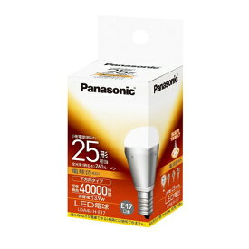 パナソニック　LED電球　LDA4L-H-E17　電球色　下方向タイプ　E17口金　消費電力3.9W　260ルーメン　電球25形相当　Panasonic LDA4LHE17　 1個　在庫限り