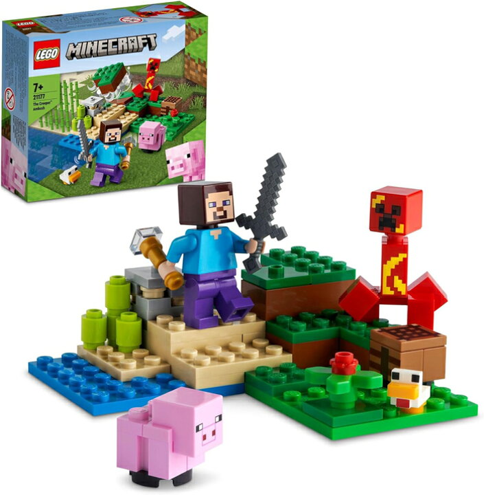 楽天市場】レゴ マインクラフト クリーパーとの対決 21177 LEGO 