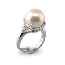楽天市場】パール リング（種類（真珠）白蝶真珠）（レディース  