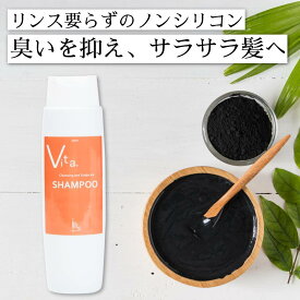 ［ 週末ポイント5倍 ］ 炭シャンプー どろシャンプー sano vita コンディショニングシャンプー ヴィータ ヘアケア 頭皮 髪 サラサラ 抜け毛 くせ毛 スカルプケア ノンシリコン 毛根 フケ ランキング 人気 炭どろ アミノ酸 レディース メンズ