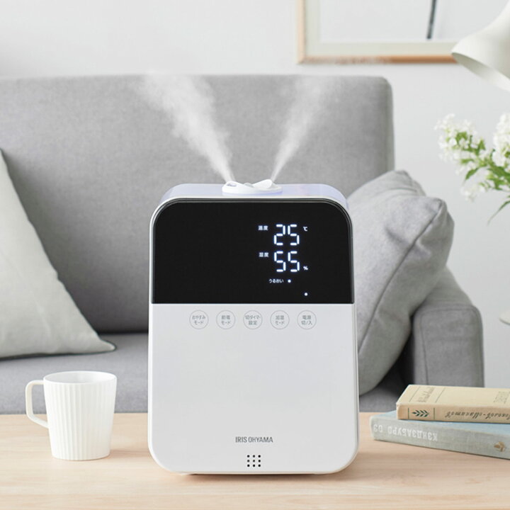 楽天市場】ハイブリッド式加湿器 HDK-35-W (ホワイト) 1台 アイリス