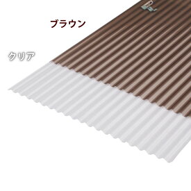 【10枚セット】ポリカ波板 6尺 板厚0.7mm クリア NIPC-607NJ(長さ182cm) アイリスオーヤマ 透明 屋根材 壁材 ポリカーボネート 屋外 耐UV 耐候性 耐水 DIY 透光性 家庭用 軽量 屋根 マルチパーパス