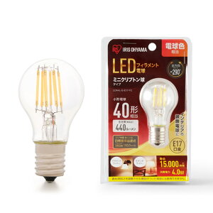 LEDtBgd E17 ~jNvg^Cv 40W` dF LDA4L-G-E17-FC 1 ACXI[} LEDd S^Cv `Ή ₳