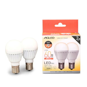 LEDd E17 Lz 60` dF LDA6L-G-E17-6T6-E2P 1g(2) ACXI[} 760lm `Ή