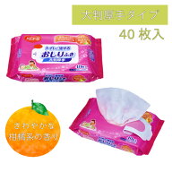 トイレに流せるおしりふき 大判厚手 11112（40マイイリ） 1個 ピジョン 07-4721-01 トイレットペーパー …