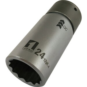 MUSTTOOL QC�\�P�b�g �V���O�� 24mm 12�p IM�\4W24�\12K �C�`�l���A�N�Z�X 19808 IM�[4W24�[12K 137-3716 �c�[�����ƕ�