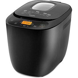 ホームベーカリー IBM-020-B（ブラック） 医療 看護 クリニック 病院 アイリスオーヤマ IRIS OHYAMA 自動パン焼き機 電動ベーカリーマシン 手作りパン グルテンフリー 調理家電 一人暮らし 設定メモリー 簡単操作 耐久性 パン作り家電