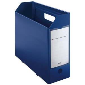 PPボックスファイルA4Eネイビー FL-125BF 76005 ネイビー プラス