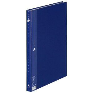 クリアファイル40PB4Sネイビー FC-114EL NV 88481 ネイビー プラス