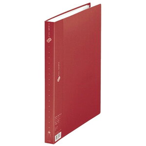 クリアファイル40 A4S赤10冊 FC-124EL 815840 レッド プラス