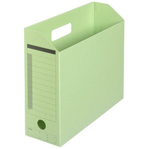 ボックスファイル A4Eグリーン FL-051BF GR 78081 グリーン プラス