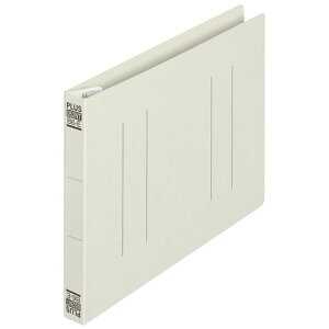 フラットファイル縦罫B6E GY10冊 No.052NT 887788 グレー プラス