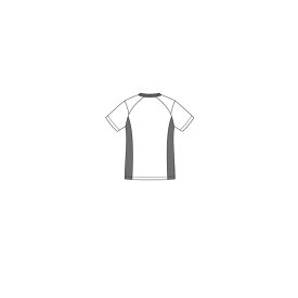 ユニセックス VネックTシャツ UZL3201-60(ピスタチオXネイ 1枚 明石スクールユニフォームカンパニー ピスタチオ杢×ネイビー杢 サイズM25-6529-0303 介護ユニフォーム ケアウェア