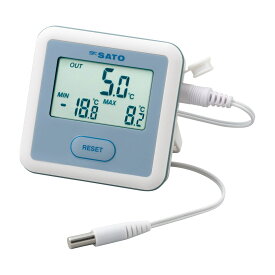 冷蔵庫用デジタル温度計 PC-3310 1台 佐藤計量器製作所 青 25-6067-00 温度計 冷蔵庫用 冷蔵庫用温度計 デジタル温度計 家庭用温度計 温度監視 冷凍庫温度計 食品保存温度 精密温度計 LCD表示 温度測定 温度管理 温度センサー