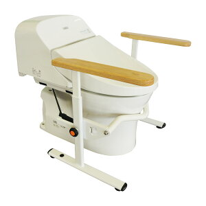 洋式トイレ用ベストサポート手すり 627-020(ヒジカケコテイ) 1台 シコク ホワイト 25-4714-01 手すり トイレ用