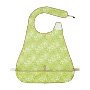 お食事エプロン FEP1(リーフ) 1枚 スケーター 25-6639-01 エプロン 食事用 食事用エプロン ベビーエプロン 防水 子供用エプロン キッズエプロン 食事グッズ 食事介助 着脱簡単 お手入れ簡単 食べ