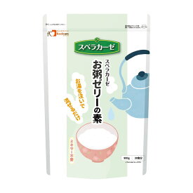 スベラカーゼ お粥ゼリーの素 900GX8フクロ 1箱 フードケア 25-6696-00 栄養補助飲料 介護食品 高齢者食 ミキサー食 嚥下サポート とろみ調整 食事介助 簡単調理 栄養管理 経口補水 特別栄養