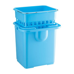 システムバケツECO 14L(ブルー) 1個 山?産業 ブルー 25-7429-00 スクイザー モップ絞り器