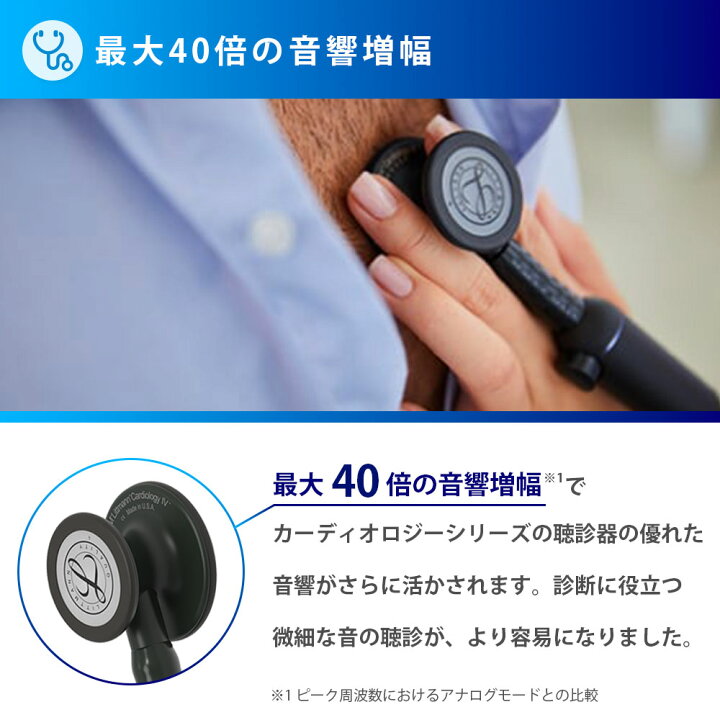 楽天市場】【春限定 超特価】刻印対応 聴診器 リットマン コアデジタル 
