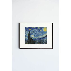 アートカレンダー 星月夜 T-5-4(フェンセント・ファン・ゴッ 額縁:茶