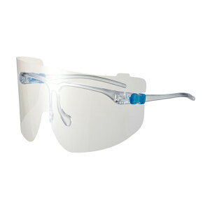 保護めがね 超軽量グラスシールド YF-800S レンズ3マイツキ フェイスシールド 24-9641-03 山本光学 安全眼鏡 UVカット 曇り止め 眼鏡対応 手入れ簡単 スタイリッシュ ポリカーボネート フルカバー