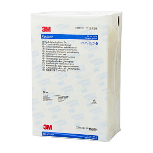 【国内正規品】3M レストン粘着フォームパッド 1561H 20cm×30cm(厚さ25mm) 1袋( 5枚入) スリーエムジャパン 縟創 手術 体圧分散 25-3067-01 粘着パッド フォームパッド 保護パッド 体圧分散パッド 医療