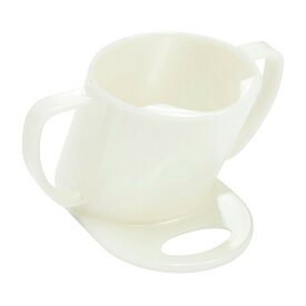 飲みやすい・飲ませやすいカップ ホワイト お椀 介護用 25-2395-00 T&M