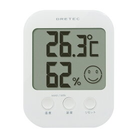デジタル温湿度計 オプシス O-230WT ホワイト 23-7591-00 ドリテック