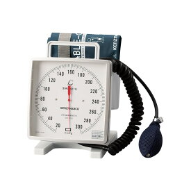 大型アネロイド血圧計（卓上型） NO．543（ホワイト）Wカフ 1台 ケンツメディコ 24-3263-00