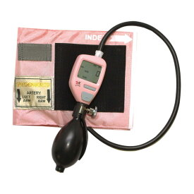 電子アネロイド血圧計（手動式） SAM-001（ピンク） 1台 三恵 24-4173-00
