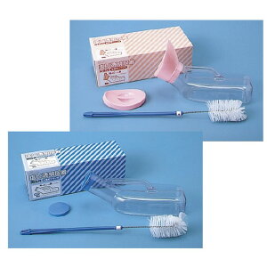 SA印塩ビ透明尿器(男性用) 1100CC(ブラシツキ) 1個 浅井商事 01-5165-00 介護用品 介護用尿器 男性用医療器具 病院用品 介護便利グッズ 高齢者サポート 医療用具 楽天介護 リハビリ用品 安全