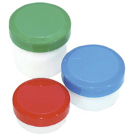 定量軟膏容器 浅型 キャップ：橙 10110（5ML）200コイリ 1箱 金鵄製作所 23-5638-0006