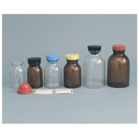 散薬瓶（PC製）透明 キャップ：青 150CC 1本 エムアイケミカル 08-2960-0101